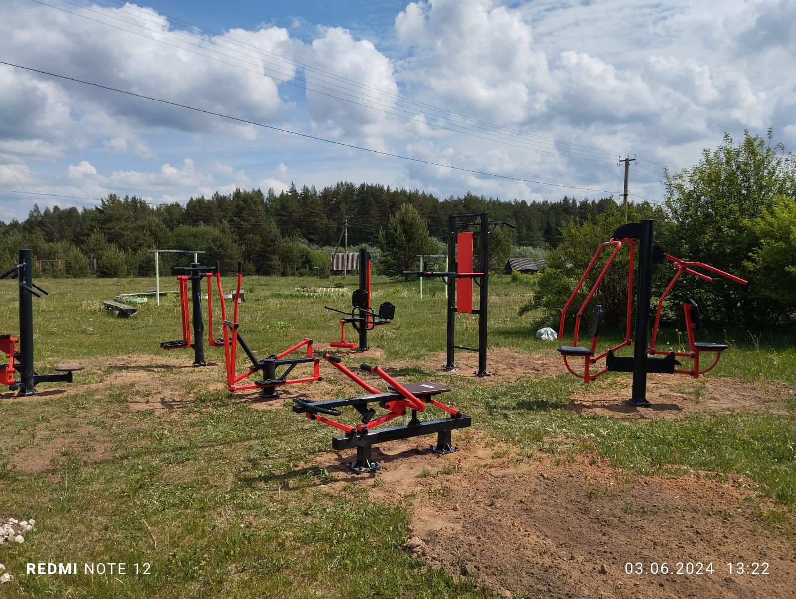 Спортивная площадка в Новгородской области